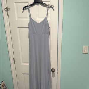 Show Me Your MuMu Blue Slip Dress for Wedding